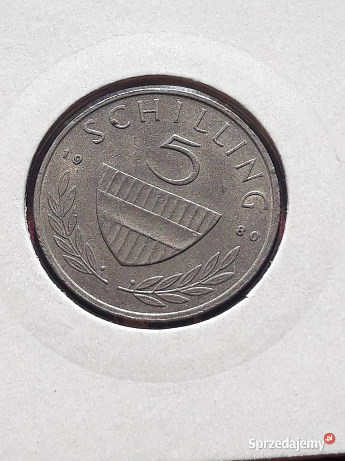 5 Szylingów Austria 1980 r sprzedam