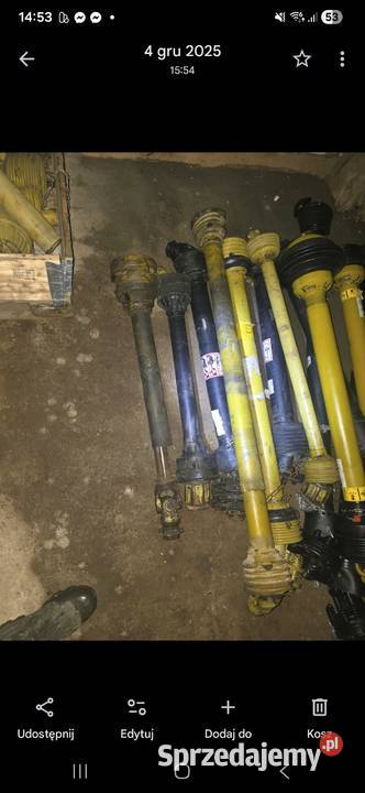 Wałki przekaźnika mocy walterscheid frez drobny