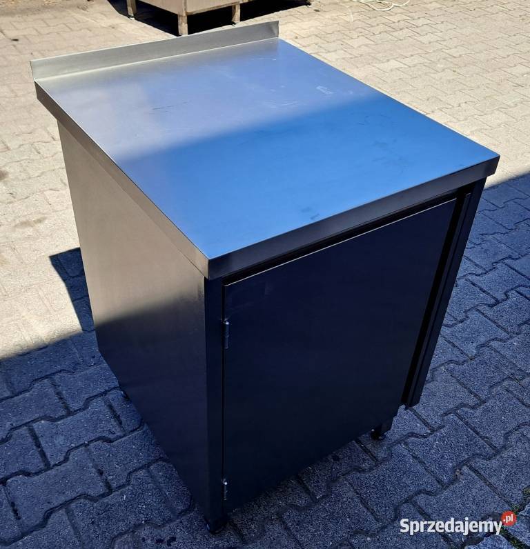STÓŁ Z SZAFKĄ I PÓŁKĄ DORA METAL 607085 M930N wielkopolskie Nowe Skalmierzyce