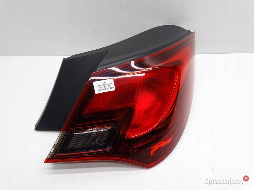 LAMPA PRAWY TYŁ PRAWA TYLNA 13281266 OPEL ASTRA sprzedam