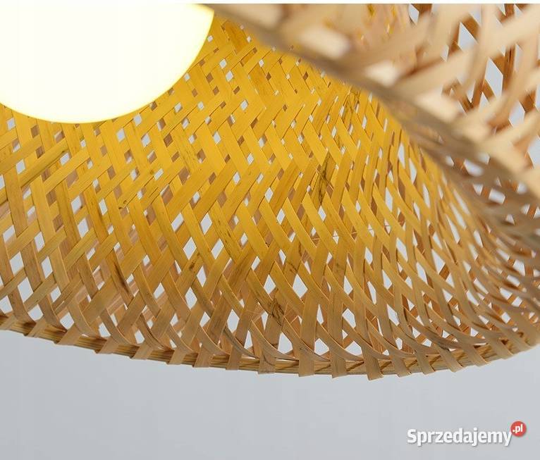 LAMPA NATURALNA BAMBUSOWA BOHO 30x20 podlaskie Choroszcz