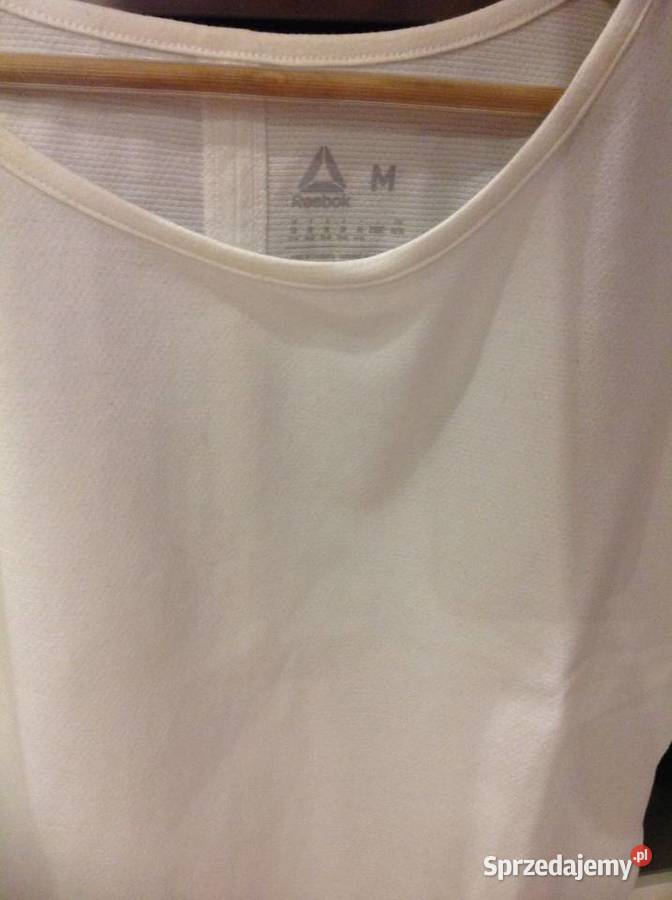 Biały Top Koszulka Sportowa Damska REEBOK M NOWA Odzież sportowa lubuskie