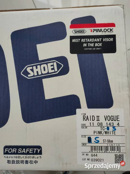 Kask SHOEI RAID II damski Łódź