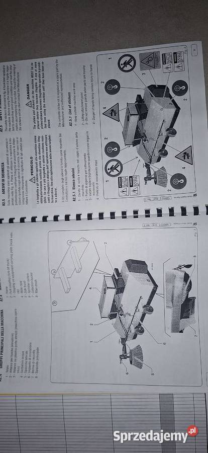 Dokumentacja Techniczna Zamiatarka CF Seria SI Antykwariat Kalisz