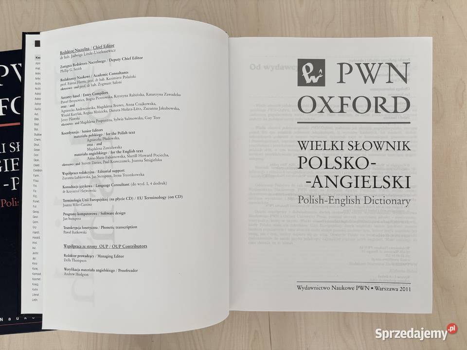 PWN OXFORD WIELKI SŁOWNIK POLSKO ANGIELSKI encyklopedie, słowniki, leksykony Książki naukowe i popularnonaukowe Myślęcinek