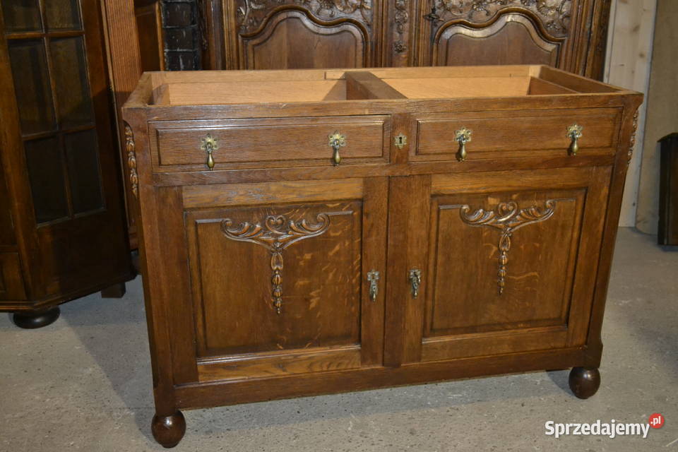 komoda secesyjna 1920 dąb
