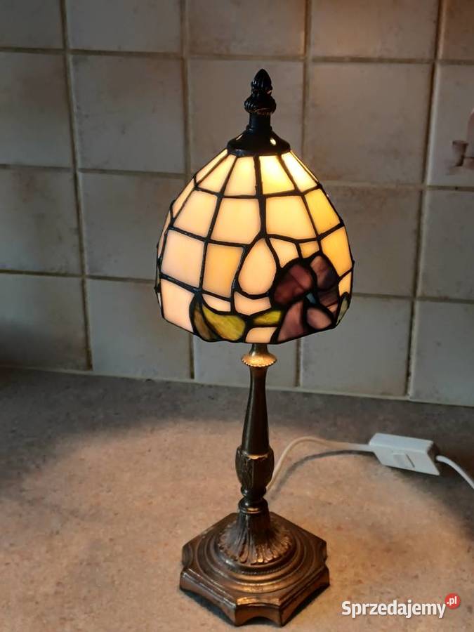vintage lampka witrażowa Nowy Targ