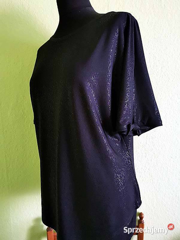 Bluzka czarna kimono rozmiar 42 biust 104 Bluzki i koszule sprzedam