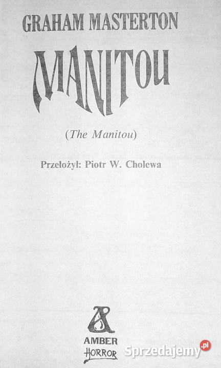 Manitou Graham Masterton