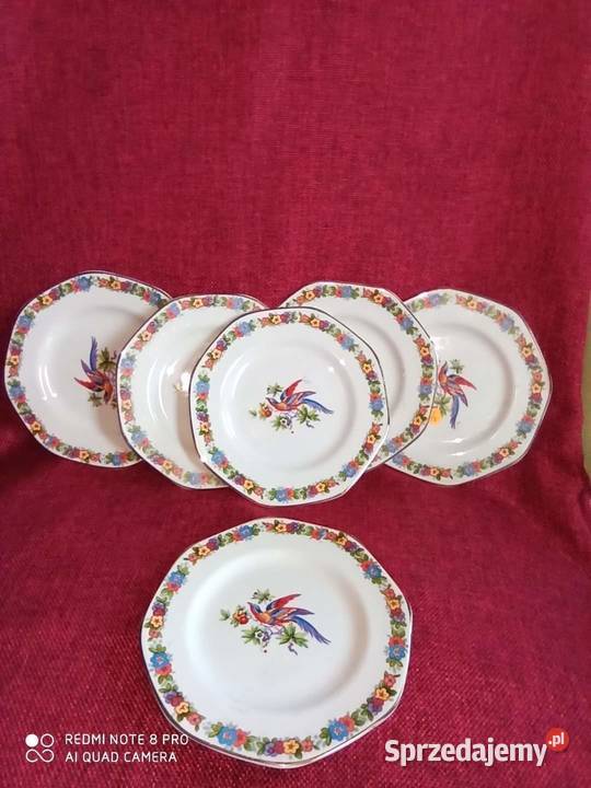 Talerz z rajskim ptakiem Soho Pottery LTD Porcelana i szkło