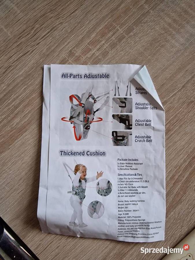 Chodzik ręczny dziecka NOWE Nosidełka i chodziki Warszawa