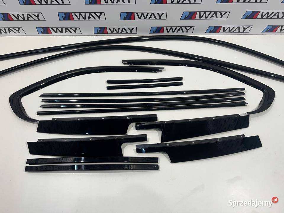 BMW F31 LISTWY ZEWNĘTRZNE SHADOWLINE CZARNY Listwy
