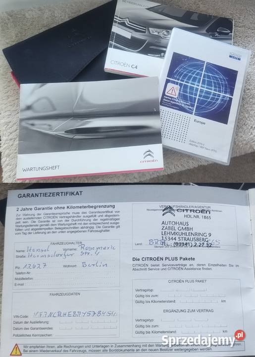 Citroen C4 II 20HDi150FAP BVM6 exclusive Warszawa