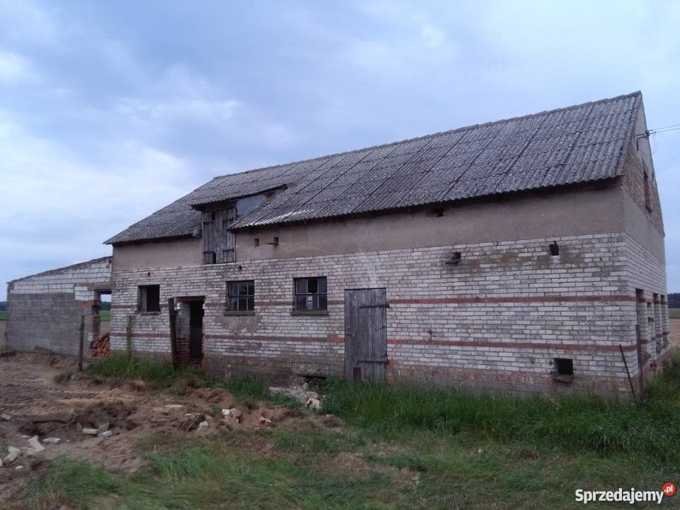 Dom z budynkiem gospodarczym Wyręba