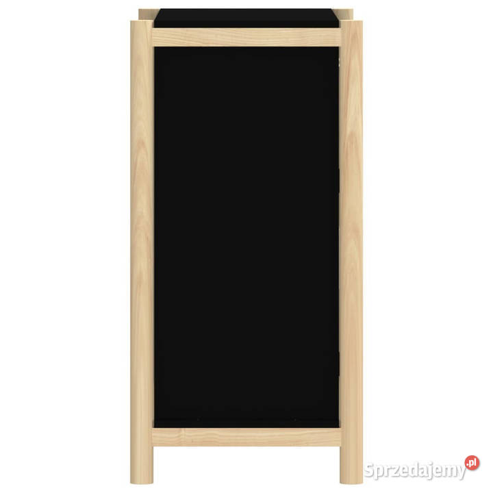 Szafka czarna 62x38x75 materiał drewnopochodny mazowieckie Warszawa