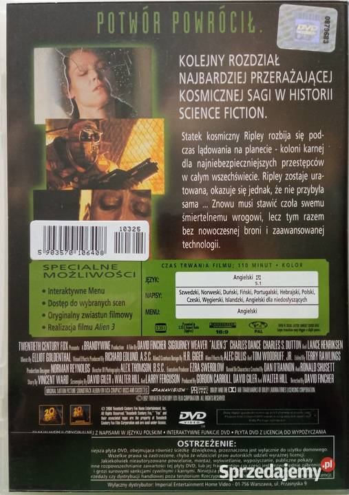Obcy 15 Prometeusz 6xDVD Sigourney Weaver M Łódź