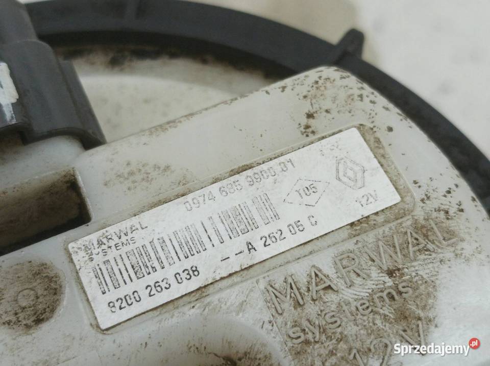 POMPA PALIWA PŁYWAK 12 B 8200263038 A26205C świętokrzyskie