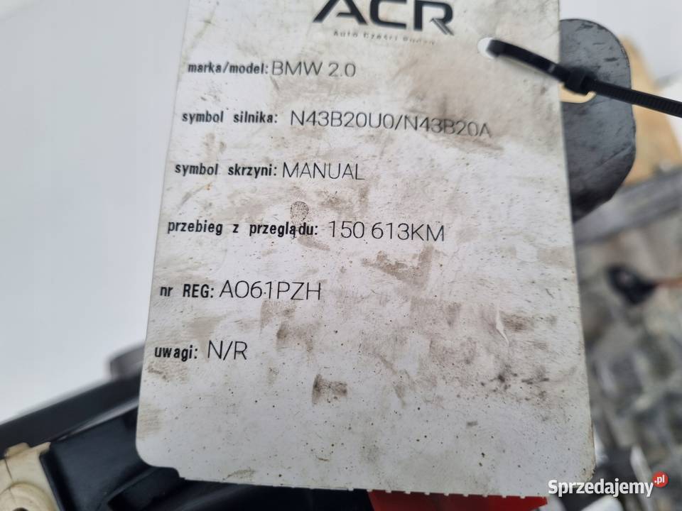 SILNIK SERWISIE ROZRZĄD BMW E60 E61 520 20 i 163 lubelskie Janów
