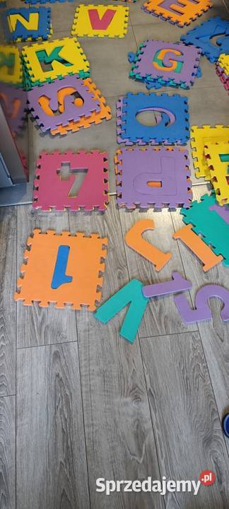 piankowa mata edukacyjna z puzzlami litery i wielkopolskie Poznań sprzedam