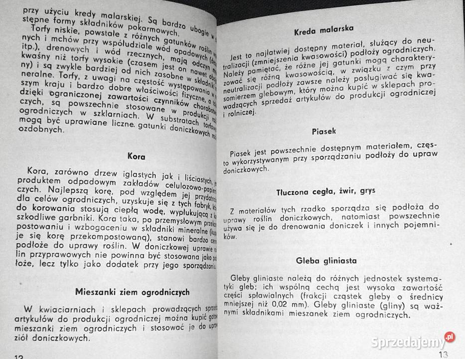 Zioła w doniczkach Piotr Metera Książki i Podręczniki Chełm sprzedam