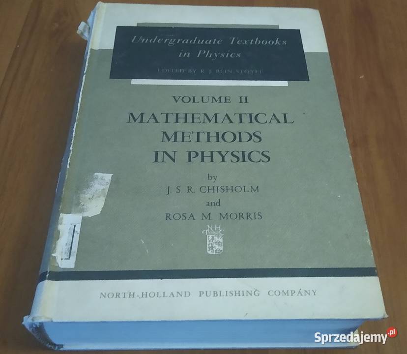 Mathematical methods in physics Chisholm a pomorskie Gdańsk sprzedam