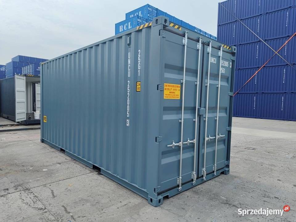Kontener morski 20HC DD double door NOWY One Way Łańcut