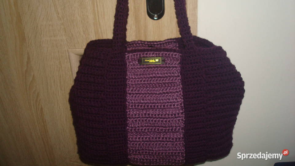 Duża torebka rękodzieło handmade 7