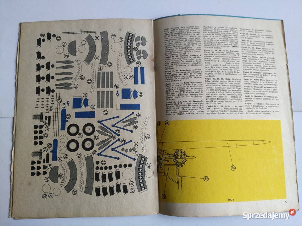 Mały Modelarz 71978 Samolot komunikacyjny Fokker Dąbrowa Górnicza