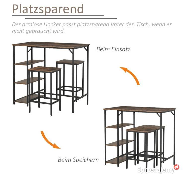 Zestaw stołków barowych małopolskie Bochnia