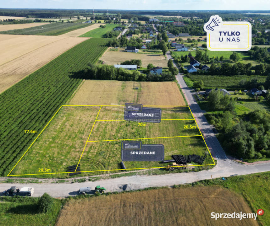 2 działki budowlane Polnej w Janowie Podl Janów Podlaski sprzedam