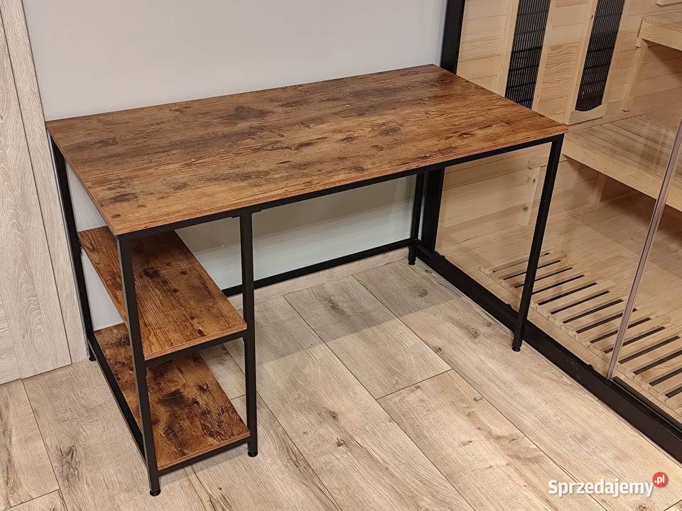Metalowe biurko komputerowe Gamingiwe LOFTOWE 120cm Wolsztyn