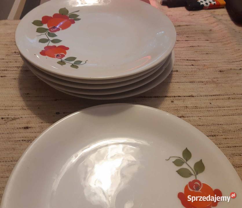 Piękne porcelanowe talerze firmy z Bavarii Kraków