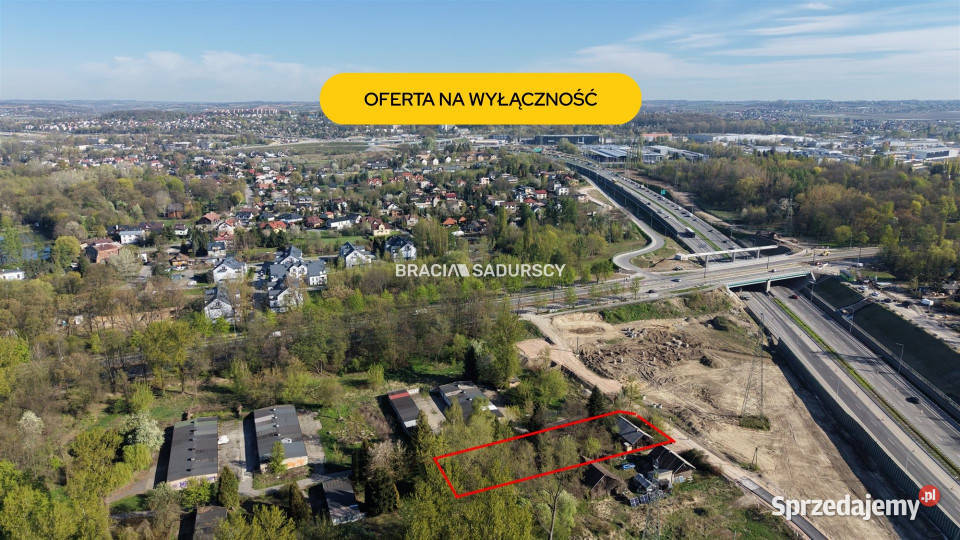Działka Kraków Wańkowicza 1476m2 392zł/m2 sprzedam