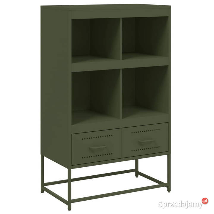 Szafka oliwkowa 68x39x1115 stalowa WM846606