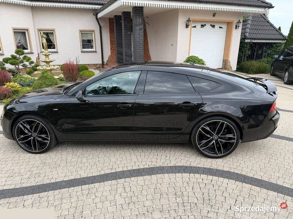 Audi A7 Sportback 30 TDI quattro S tronic sport czarny wielkopolskie Krotoszyn