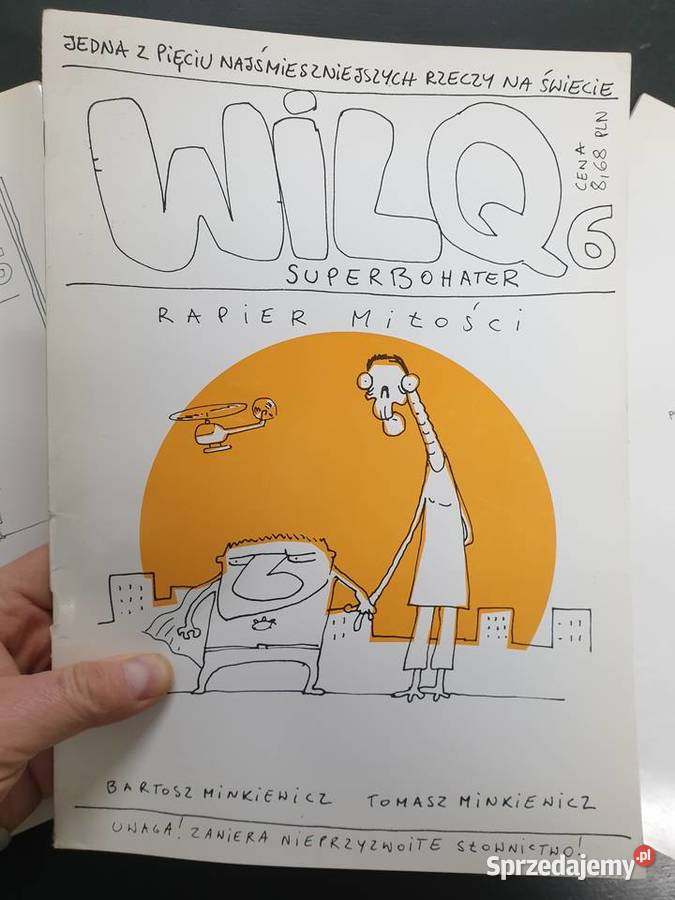 Wilq Superbohater numer 5 6 i 7 humor i satyra Gdynia sprzedam