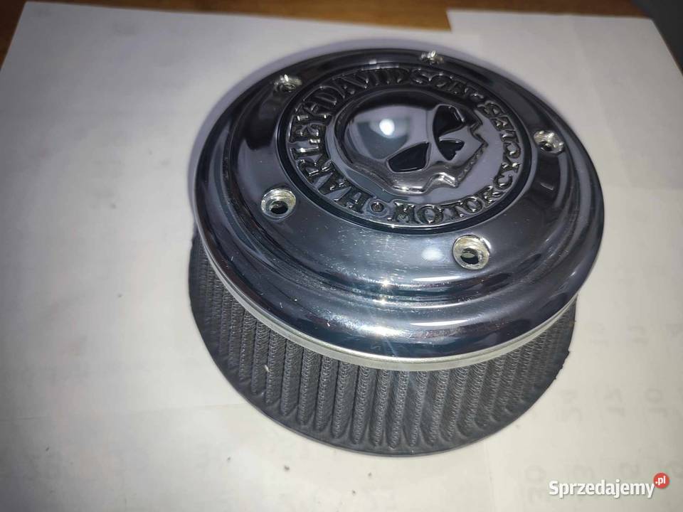 Harley filtr powietrza stożek KN Skull Filtry powietrza sprzedam