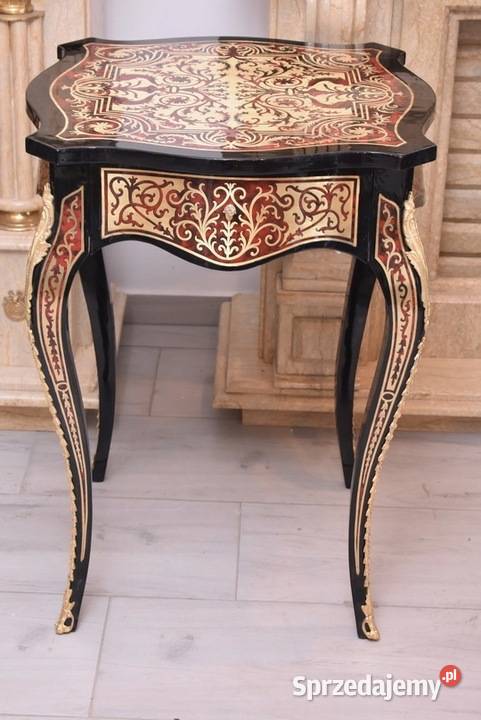 Drewniany Stolik Francuski Stół Biurowy Empire Kraków