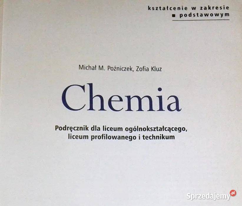 Chemia Podręcznik Zakres podstawowy Michał miękka Chełm
