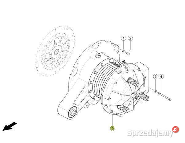 Claas Jaguar silnik MAN D4276 przekładnia Jastrzębniki