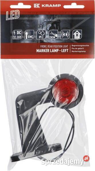 Lampa obrysowa LED lewa 1224V Kramp LA30008 małopolskie Kamionna