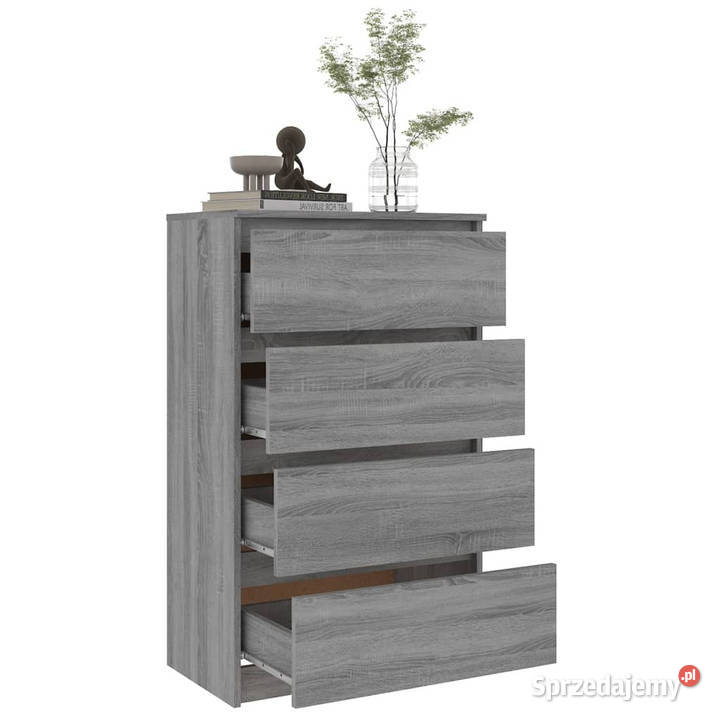 Komoda szary dąb sonoma 60x35x985 WM815076
