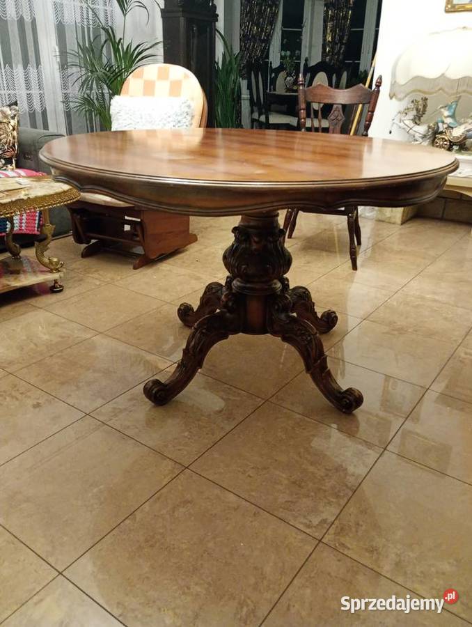 Okrągły stół z 4 krzesłami Meble Warszawa