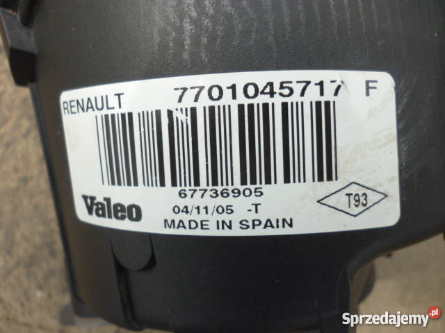 Halogen przedniRenault Megane 1 I lift Kraków