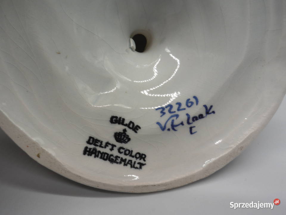 Ręcznie malowany świecznik GILDE DELFT COLOR Raszków