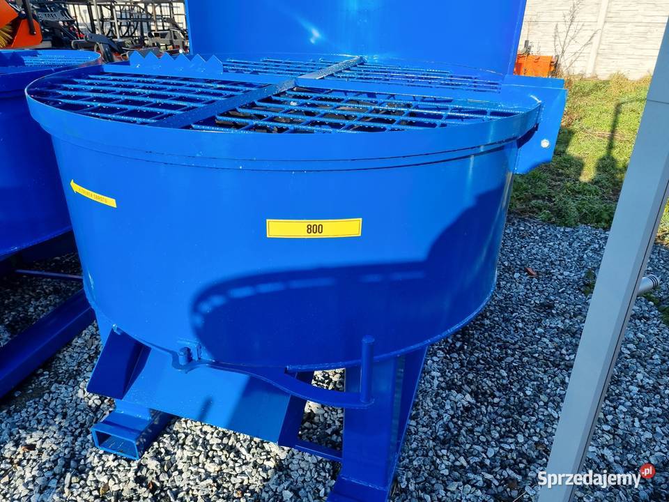 Mieszalnik betoniarka hydrauliczna okrągła 800L Puławy sprzedam