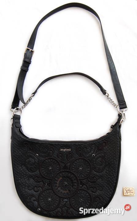 Desigual Majestic Siberia czarna haftowana 25cm Lublin