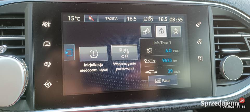 Peugeot 308 benzyna przebieg 37 Ostrzeszów
