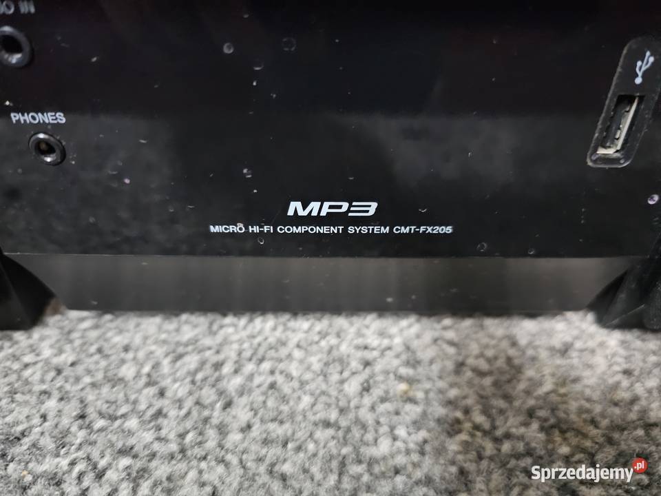 Wieża SONY CMTFX205 USB mp3 Kraków sprzedam