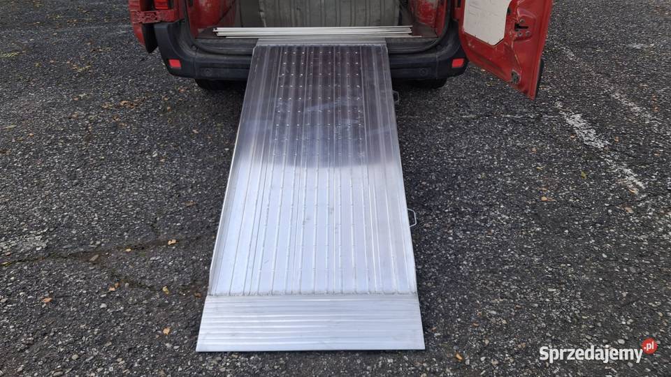 Rampa Aluminiowa 215 x 80 Panelowa Ranty Najazd manualna Proszowice